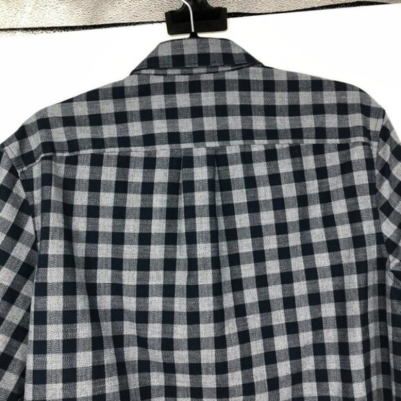 Original Penguin men’s blue checkered plaid button down shirt medium - Picture 8 of 13
